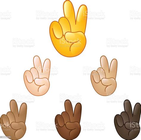 Upside Down Peace Sign Fingers Emoji / What does putting 4 fingers up mean?