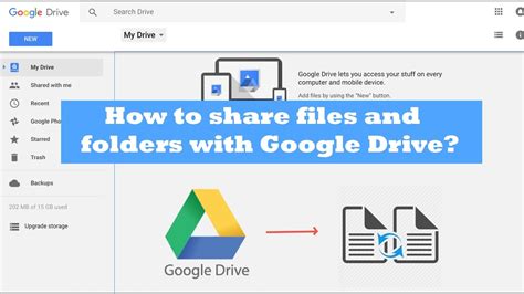 Google Drive share folders and files - YouTube