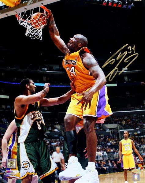 Shaquille O'Neal Autographed Los Angeles Lakers 16x20 Photo | Shaquille ...