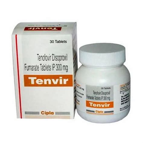 Tenvir 300mg Tablets (Tenofovir 300mg - Cipla ), Prescription, Treatment: Hiv And Hbv at Rs 1250 ...