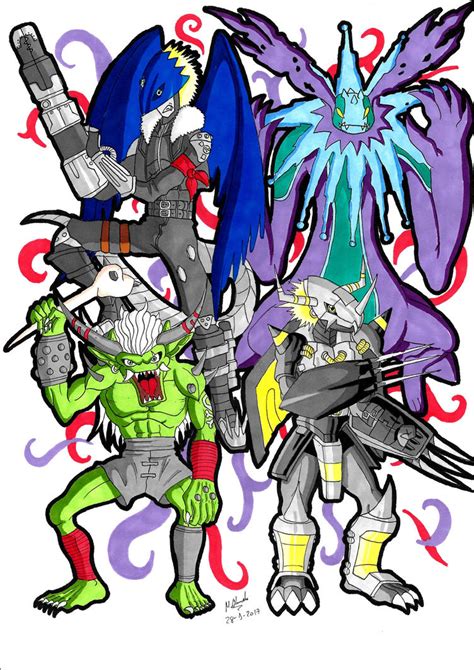 Digimon - Redeemed villains by Miguel-Devilskeleton on DeviantArt