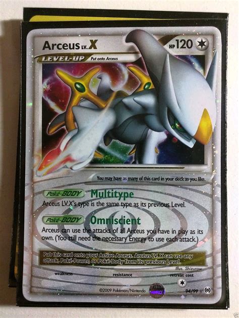 Arceus Pokemon Card Amazon / Pokemon Card New Arceus - XY83 - Full Art Promo - Walmart.com ...