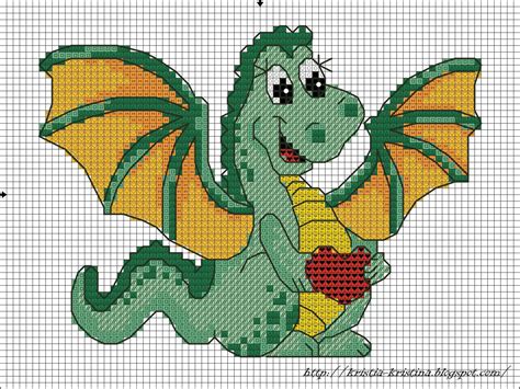 Cross Stitch Patterns Baby Water Dragon - baby dinosaur baby dino сross stitch pattern dragon ...