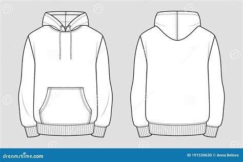 Hoodie sketch stock vector. Illustration of apparel - 191530630