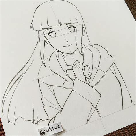 My sketch of Hinata Hyuga! : r/Naruto