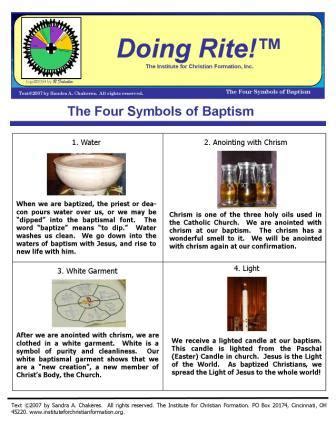 Catholic Baptism Symbols And Meanings