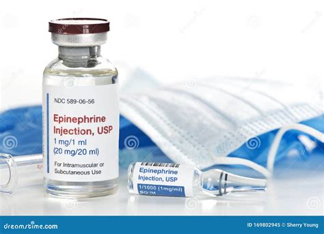 Epinephrine Injection Ampule and Vial Stock Image - Image of glass, anaphylaxic: 169802945