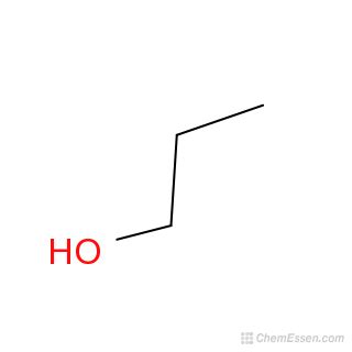 1-propanol Structure - C3H8O - Over 100 million chemical compounds | CCDDS