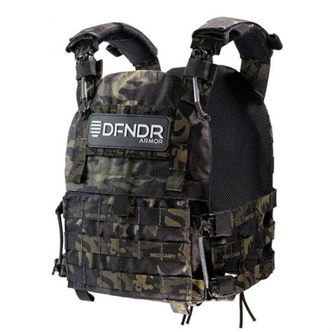 DFNDR Armor QRC Plate Carrier - Multicam Black - $355.00 | gun.deals