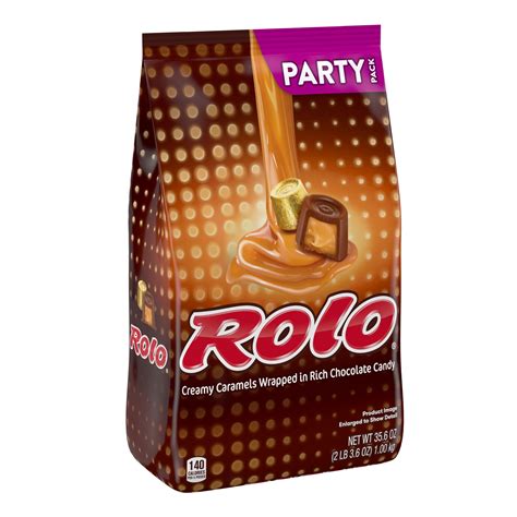 ROLO® Chocolate Caramel Candy, Individually Wrapped, 35.6 oz, Bulk Party Bag - Walmart.com ...