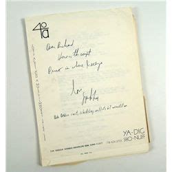 Do The Right Thing Original Production Script Of Richard Edson (Vito) Signed By Spike Lee