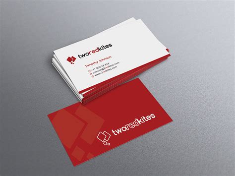 Modern, Professional, Software Business Card Design for 2 Red Kites by diRtY.EMM | Design #2563683