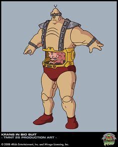 TURTLES FOREVER {TMNT 25 Movie } :: Krang in Bio Suit ( Android Body ) [[ Courtesy 4kids B T T S ...