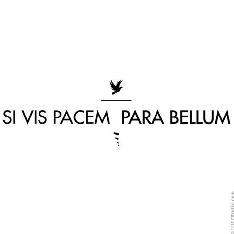 Si Vis Pacem Para Bellum wall decal Latin famous quote.