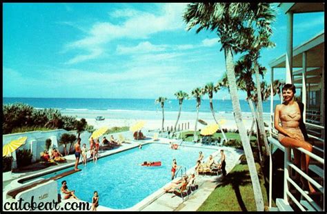 Vintage Postcard - Reef Beach Motel - Daytona Beach Florida Hotels, Old ...