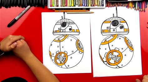 How To Draw BB-8 From Star Wars - Art For Kids Hub