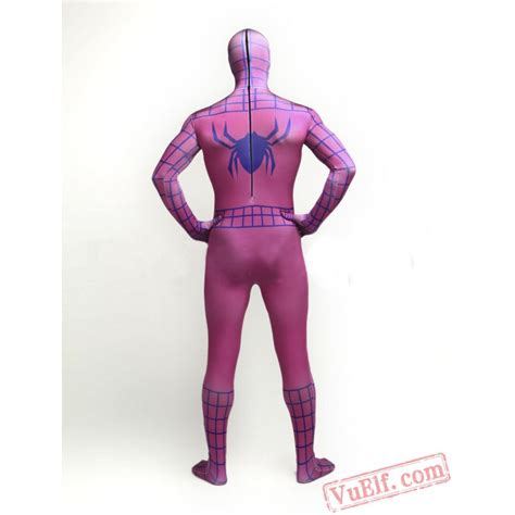 Pink Spiderman Zentai Suit - Spandex BodySuit | Costumes