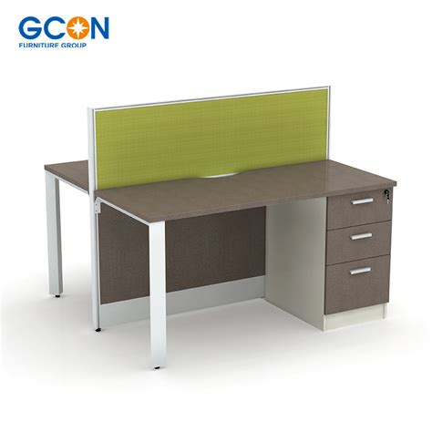 Modern Aluminum 2 Person Office Cubicle Partition Workstation Furniture Desk Design - Buy Office ...