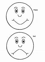 Free Coloring Pages On Feelings Faces sketch template