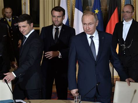 With Paris Peace Talks, Putin And Zelenskiy Meet For First Time : NPR