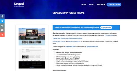 Drupal Free themes - The best way to search Drupal themes ever ...