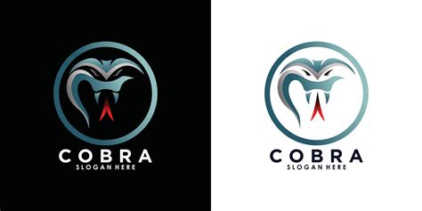 cobra logo illustration design with creative concept premium vector ...