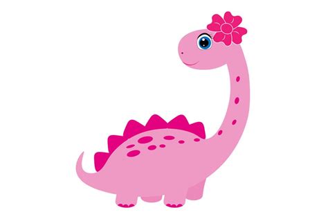 Cute Girl Dinosaur Svg, Cute Dinosaur Svg, Baby Girl Dinosaur Svg, Clipart, Funny Dino Svg ...