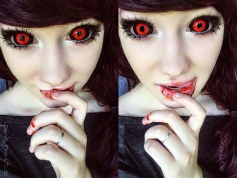 Lady Bug Eyes: Gremlin Black-Red Sclera Contact Lenses Contact Lenses Tips, Black Contact Lenses ...