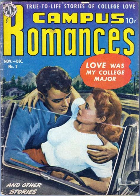 Comic Book Cover For Campus Romance #2 | Romance comics, Comic book plus, Romance