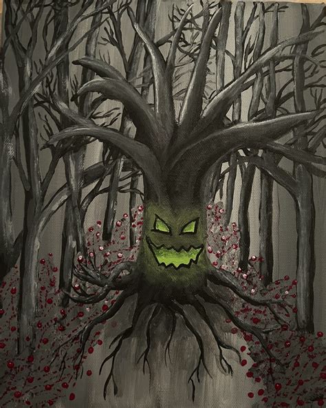 Haunted tree by Tattlepuff on DeviantArt