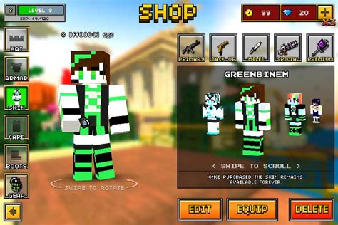 Pixel Gun 3D Custom Skins: Deadbine Master and Miu | Minecraft Amino