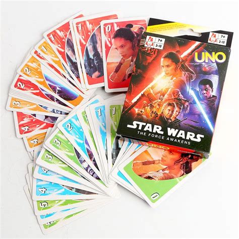 Star Wars : The Force Awakens UNO Game Card Collection Cards-in Action & Toy Figures from Toys ...