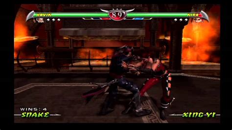 Mortal Kombat: Deception (PlayStation 2) Arcade as Havik - YouTube