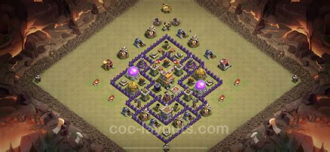 Best Anti 3 Stars War Base TH7 with Link, Hybrid 2022 - Town Hall Level 7 CWL Base Copy - (#72)