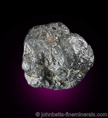 Rounded Nodule of Dark Tantalite - The Mineral and Gemstone Kingdom