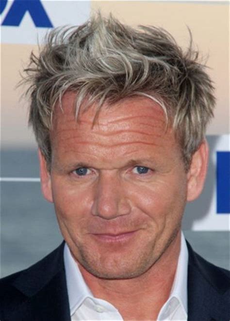 Gordon Ramsay Hairstyle Human Hair Full Lace Wig For Men | Gordon ramsay, Gordon ramsay family ...