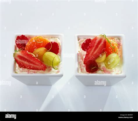 fromage frais with fruit Stock Photo - Alamy