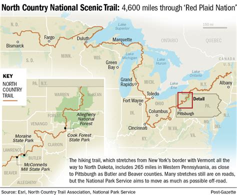 The North Country National Scenic Trail: A 4,600-mile walk through America’s ‘Red Plaid Nation ...