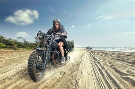 women, Women With Motorcycles, Motorcycle Wallpapers HD / Desktop and Mobile Backgrounds