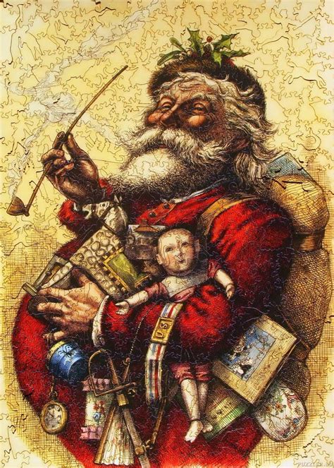 The History of Santa Claus in Pictures 1200 A.D. to 2000 A.D. | History of santa claus, Santa ...