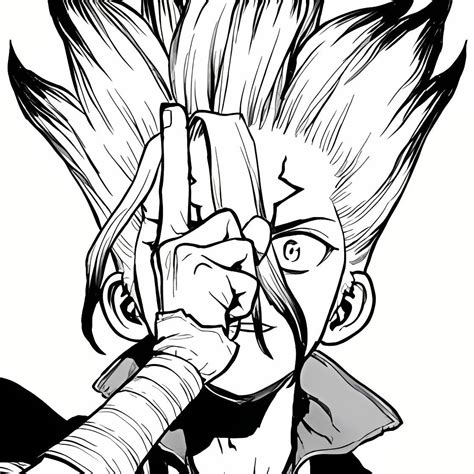 ⩩. Senku Ishigami in 2022 | Mangá icons, Dr. stone, Anime sketch