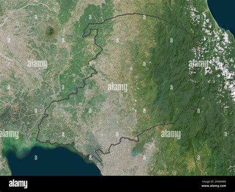 Bulacan, province of Philippines. High resolution satellite map Stock ...