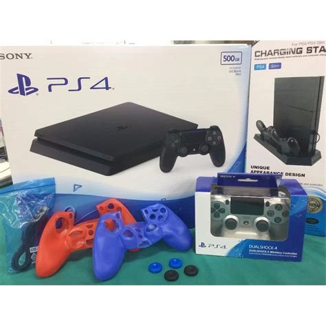 BRAND NEW IN BOX Sony PS4 PlayStation 4 Slim SILVER OR BLACK Console ...