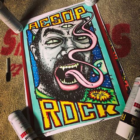 AESOP ROCK - “THE VISION” .(large print) - Diesel's Artistic Creations / Official (DAC)