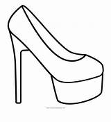 High Heel Shoes Coloring Pages sketch template