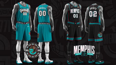 Memphis Grizzlies announce classic uniforms, court for 25th anniversary ...