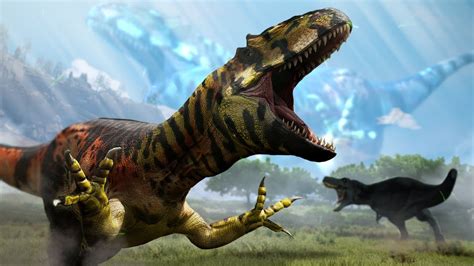 Allosaurus Survival Experience-Path of Titans - YouTube