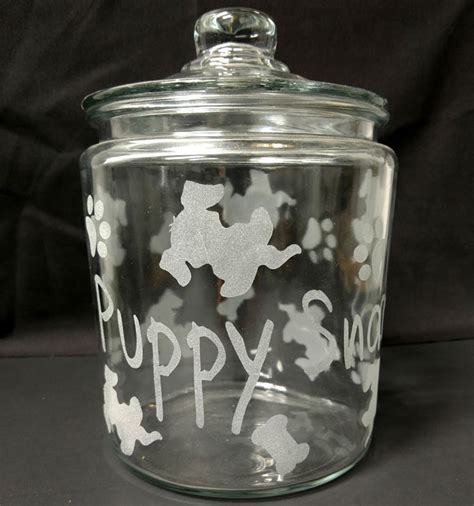 Personalized Dog Treat Jar for Sale | Made In Michigan