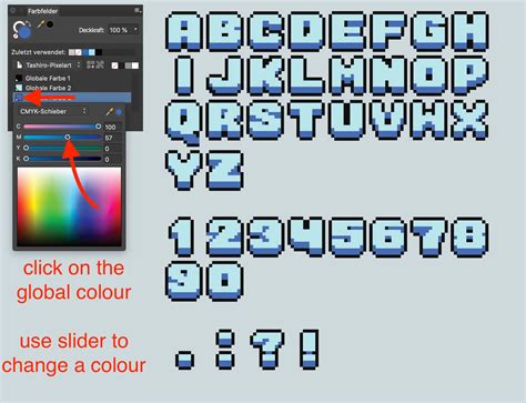 PIXEL FONT VECTORISED IN 8 BIT - FlippedNormals