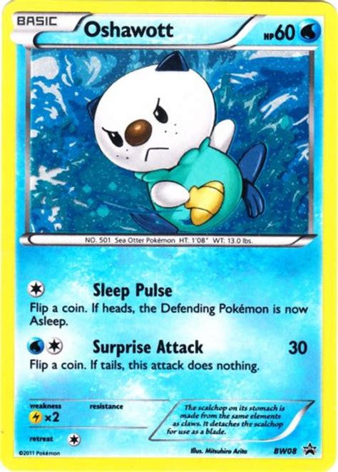 Serebii.net Pokémon Card Database - BW Promos - #8 Oshawott